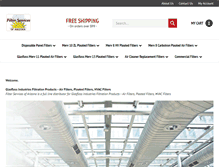Tablet Screenshot of filterservicesaz.com